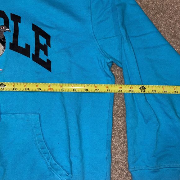 Staple Pigeon Pullover Hoodie Blue Size Medium - Picture 3 of 5